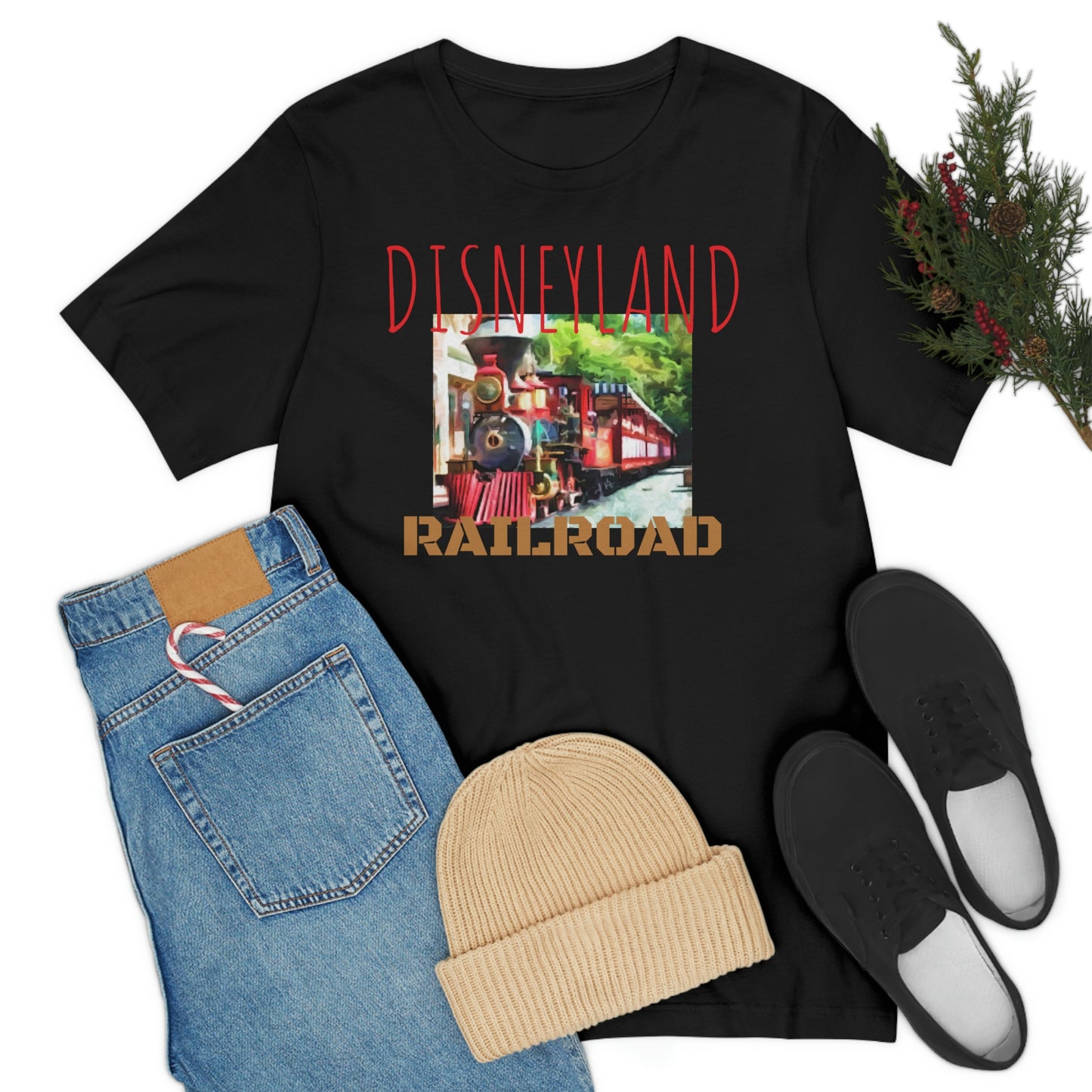Unisex Jersey Short Sleeve Tee DISNEYLAND RAILROAD