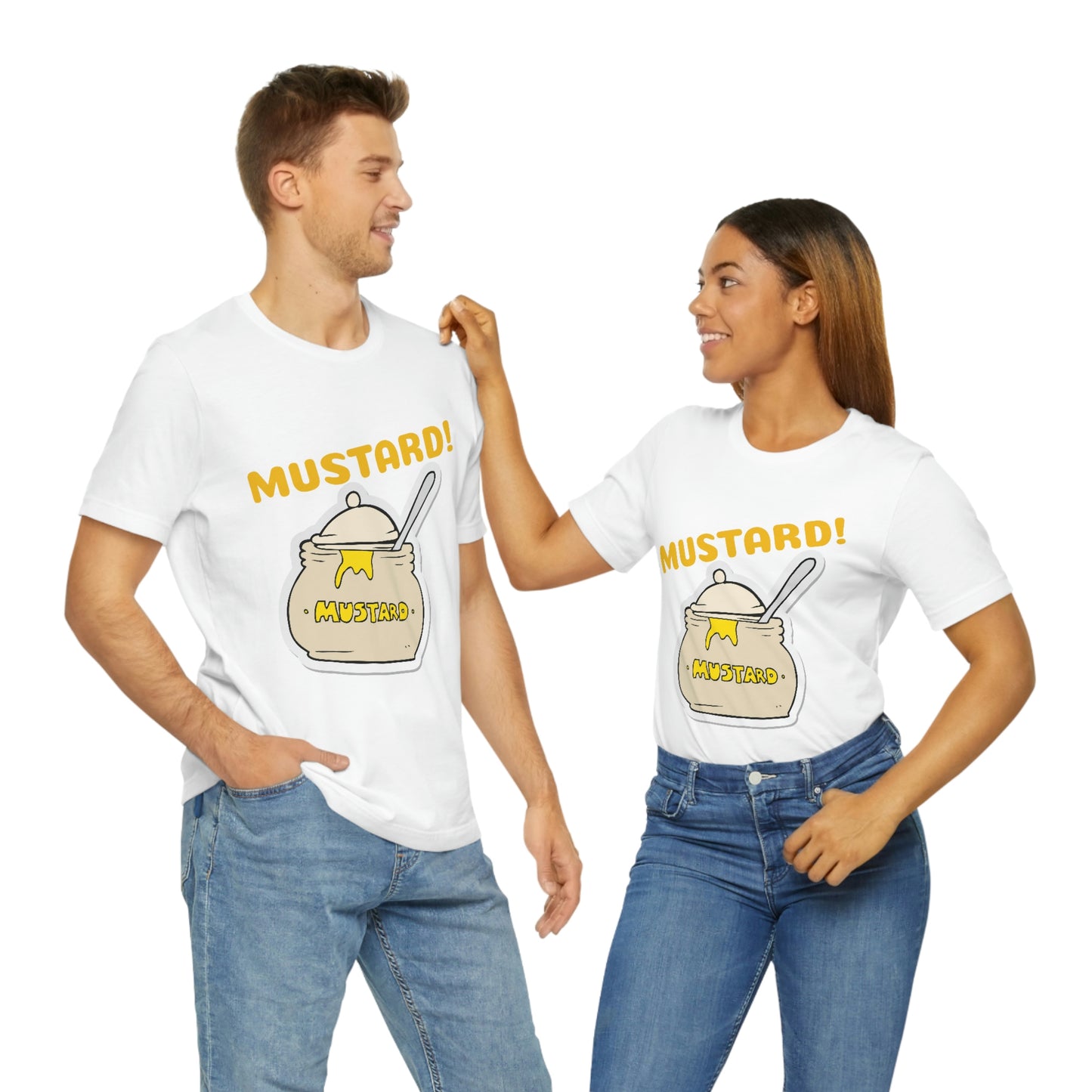 Unisex Jersey Short Sleeve Tee Mustard!