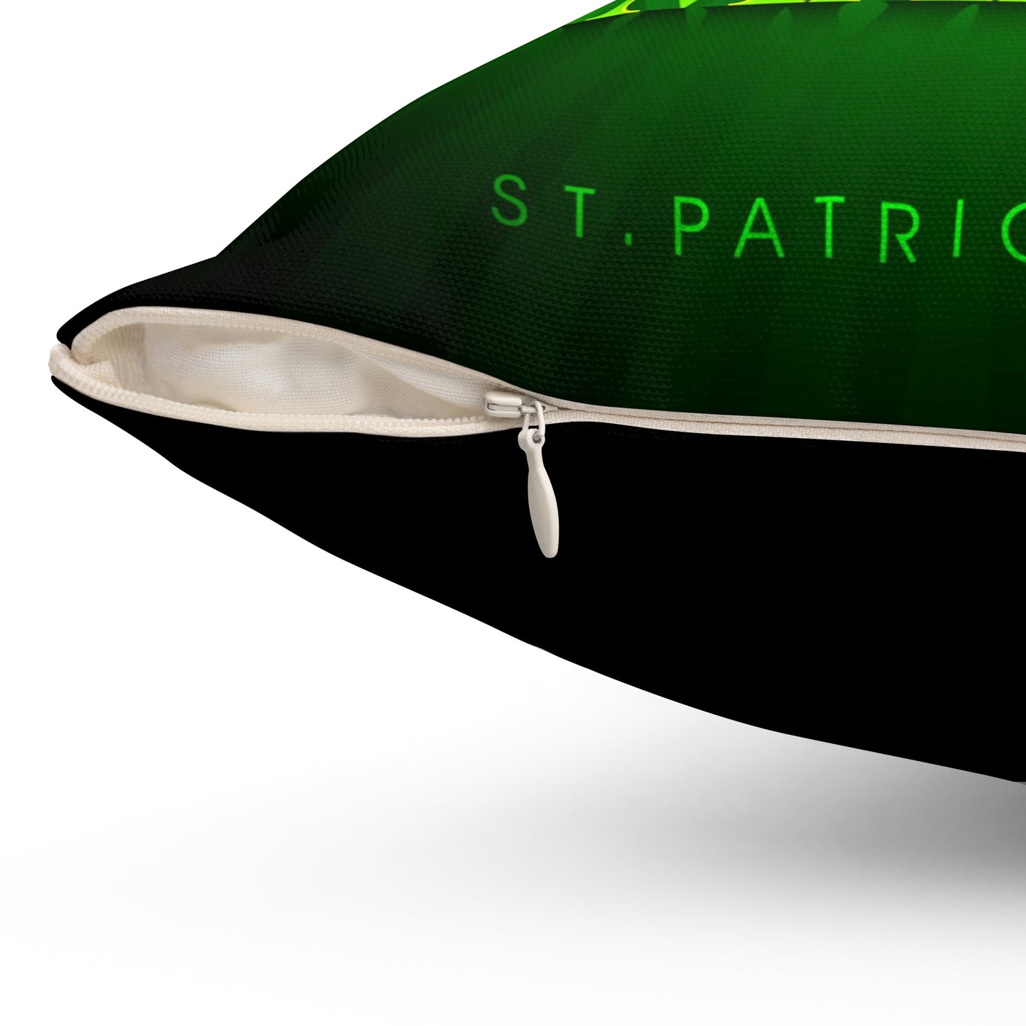 Spun Polyester Square Pillow St. Patrick's Day 17th