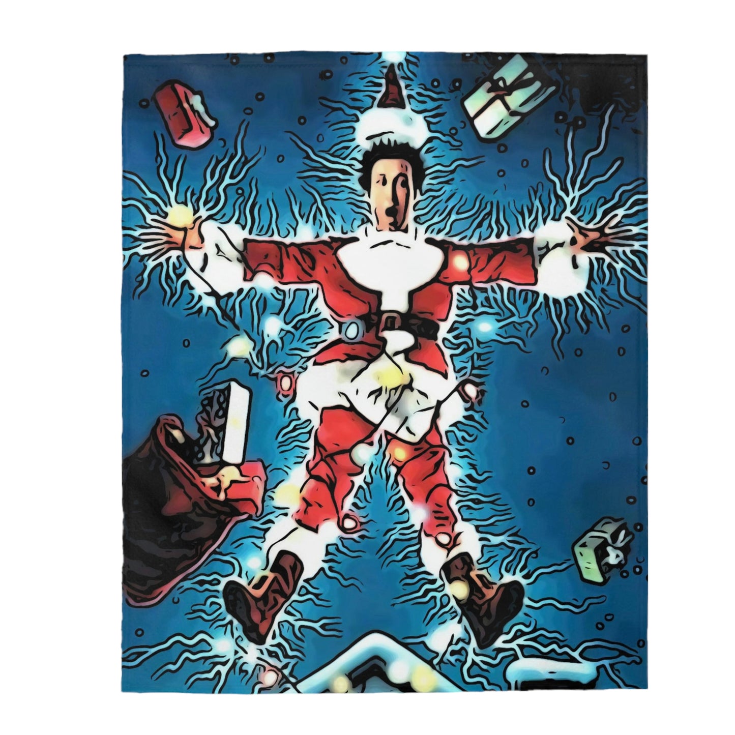 Velveteen Plush Blanket Christmas Vacation Movie Poster