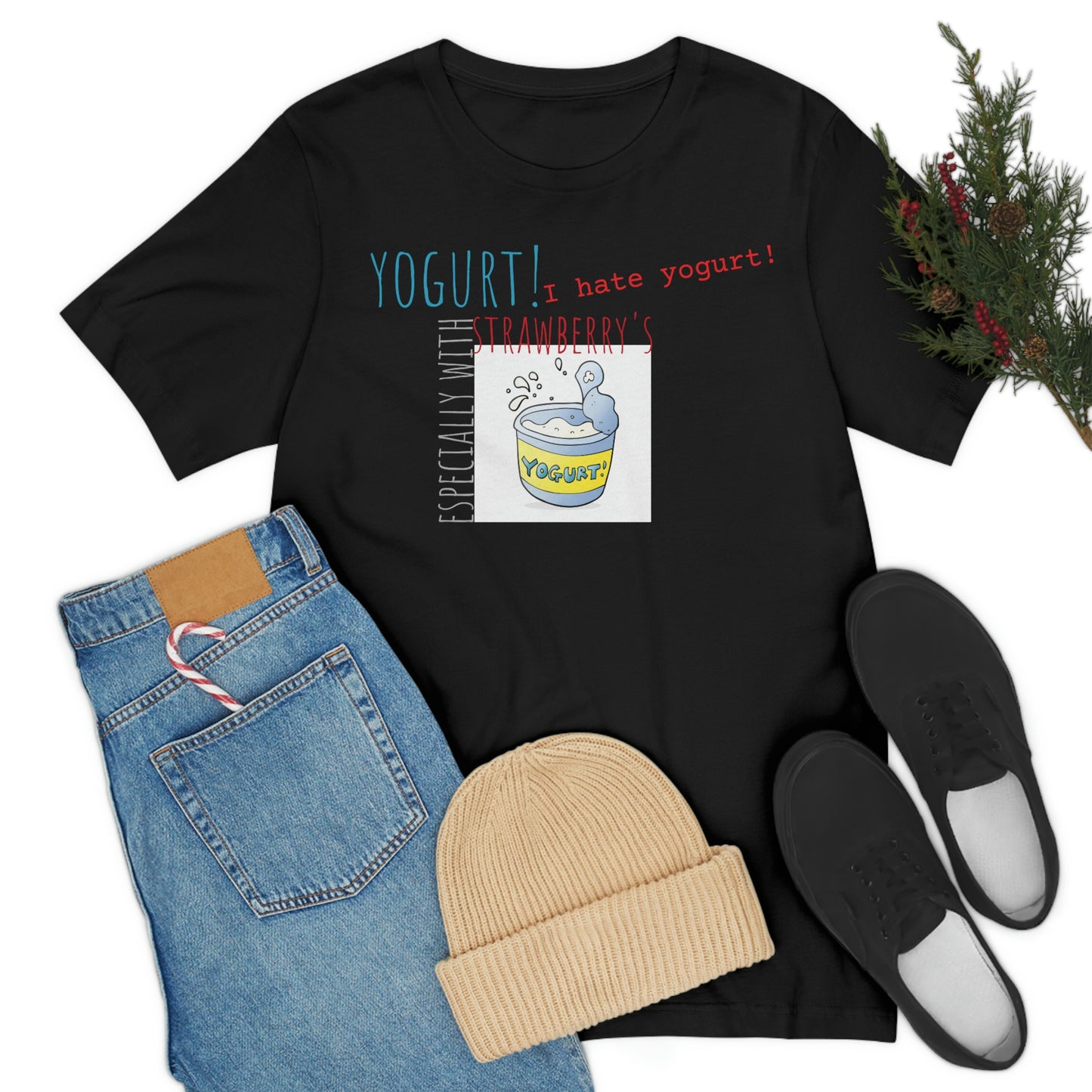 Unisex Jersey Short Sleeve Tee Spaceballs ~I hate Yogurt ~