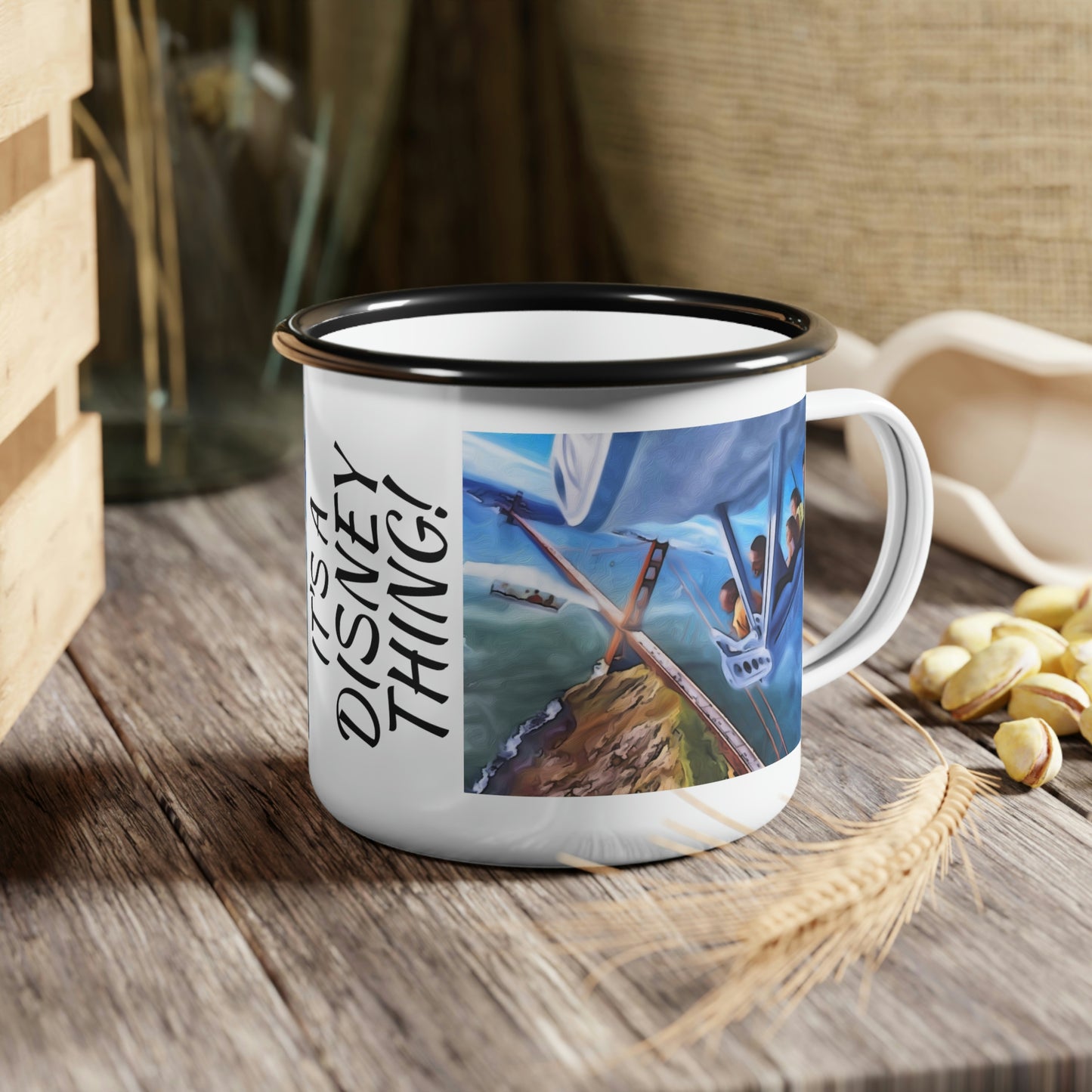 A Enamel Camp Cup Disneyland ~Soarin Over California~ It's A Disney Thing!