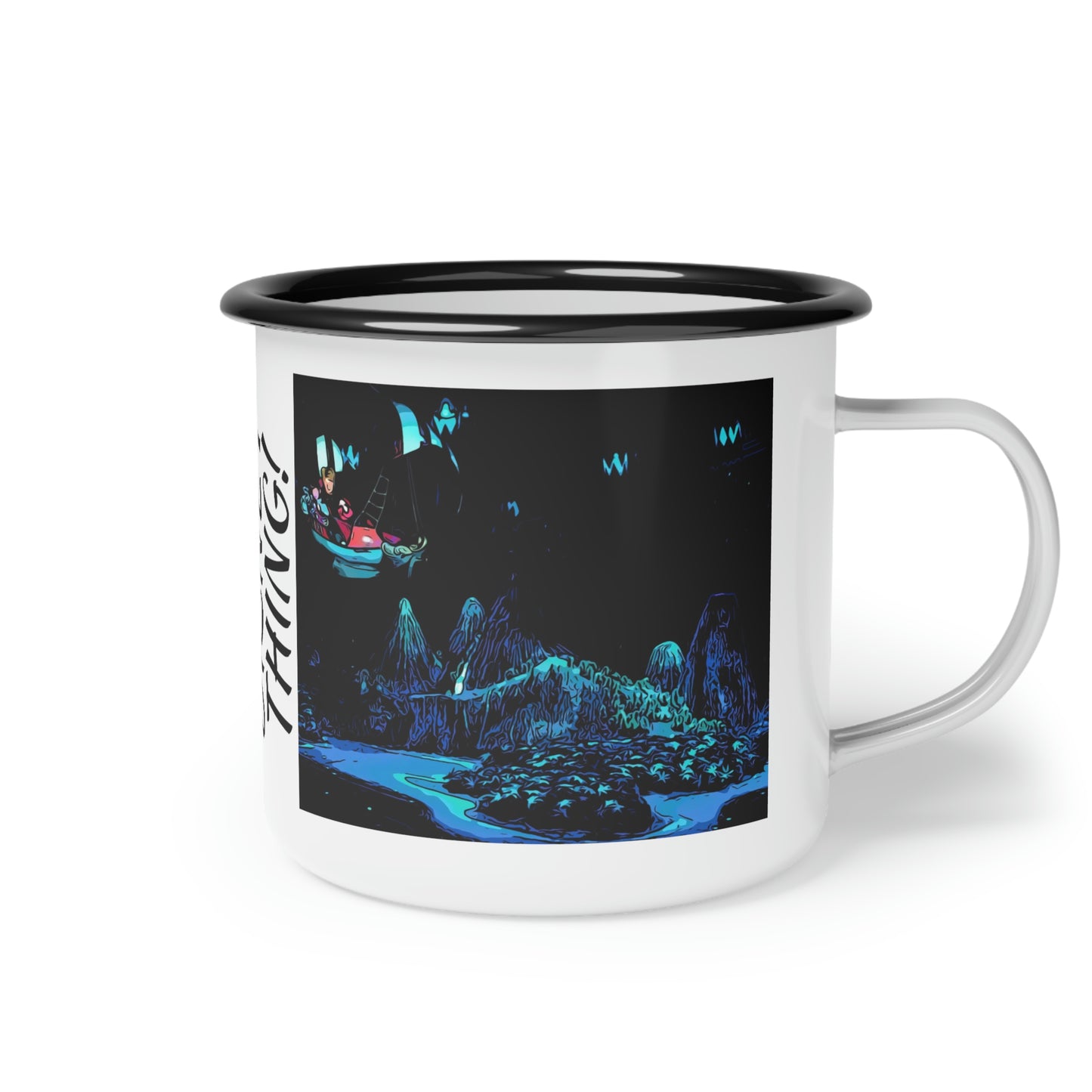 A Enamel Camp Cup Disneyland ~Peter Pan Flight~ It's A Disney Thing!