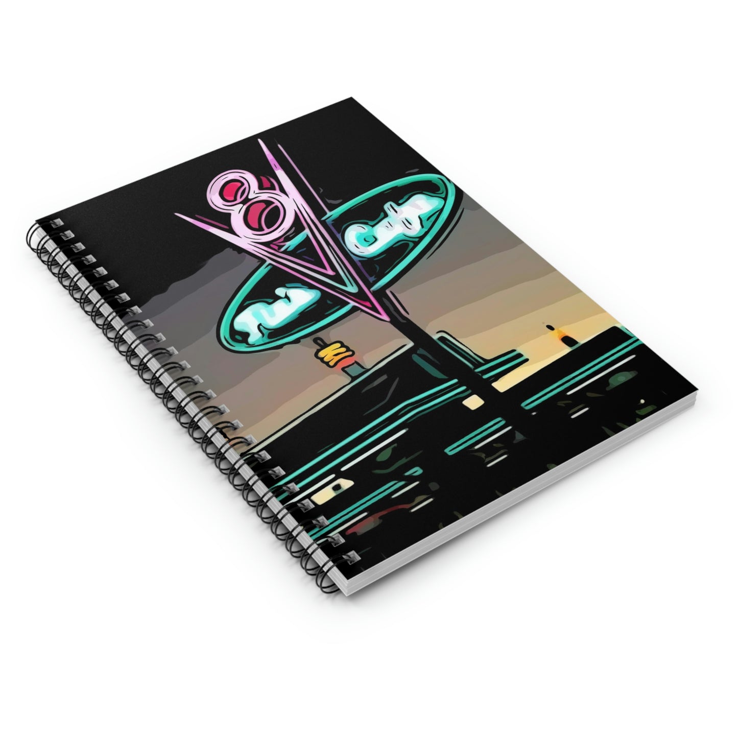 Spiral Notebook - Disneyland DCA Flo's V8 Cafe