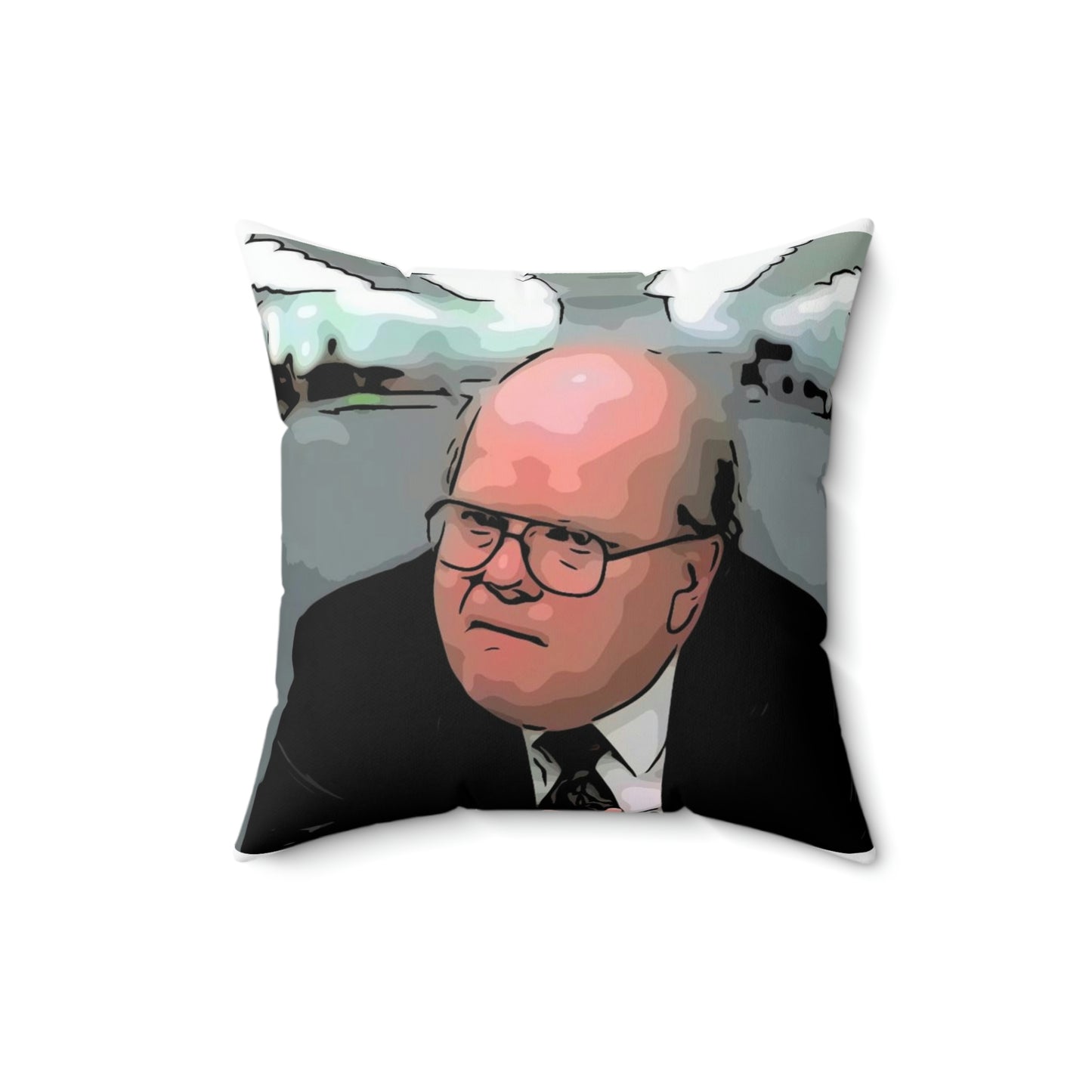 Spun Polyester Square Pillow ~Office Space ~ The Bobs ~