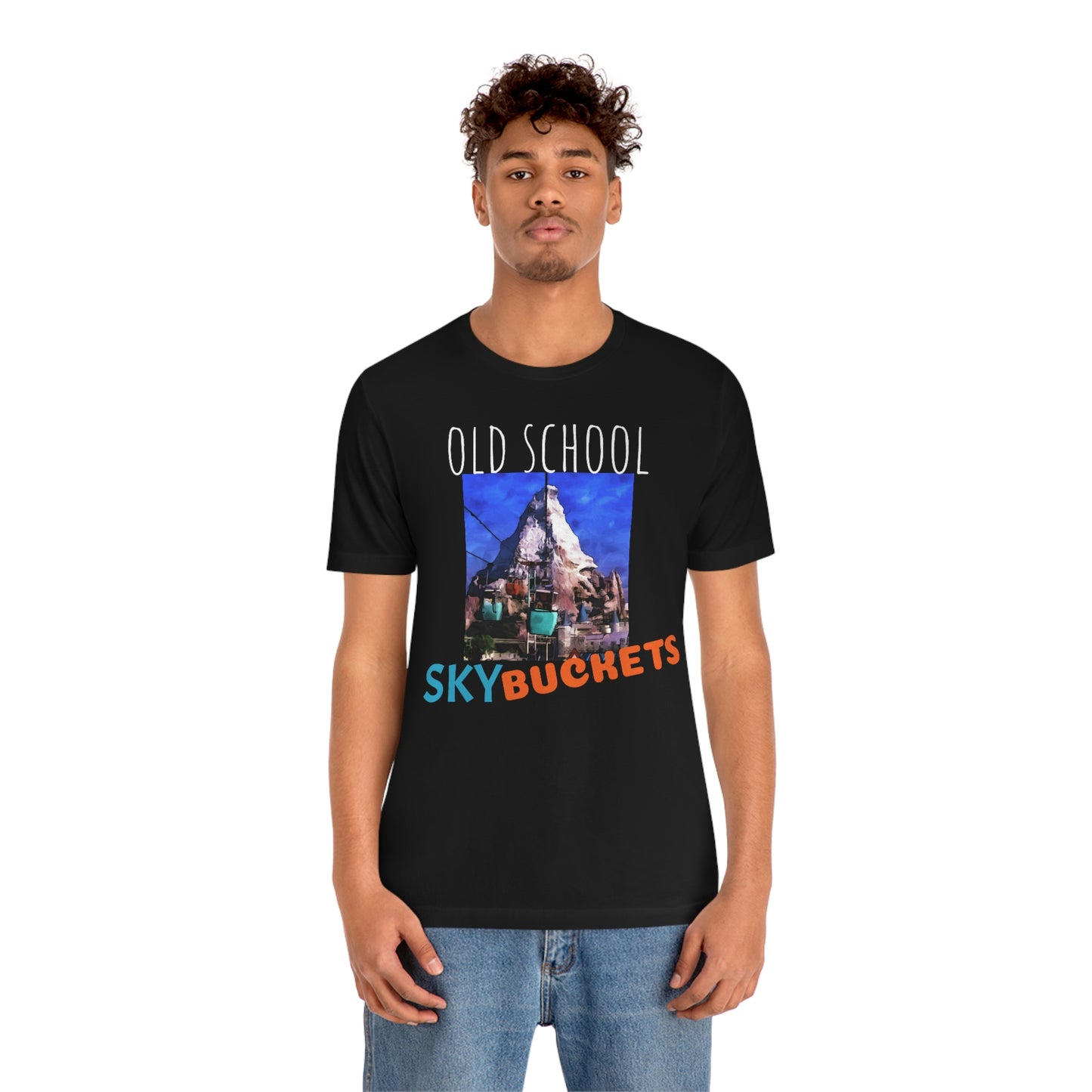 Unisex Jersey Short Sleeve Tee Disneyland SKY BUCKETS