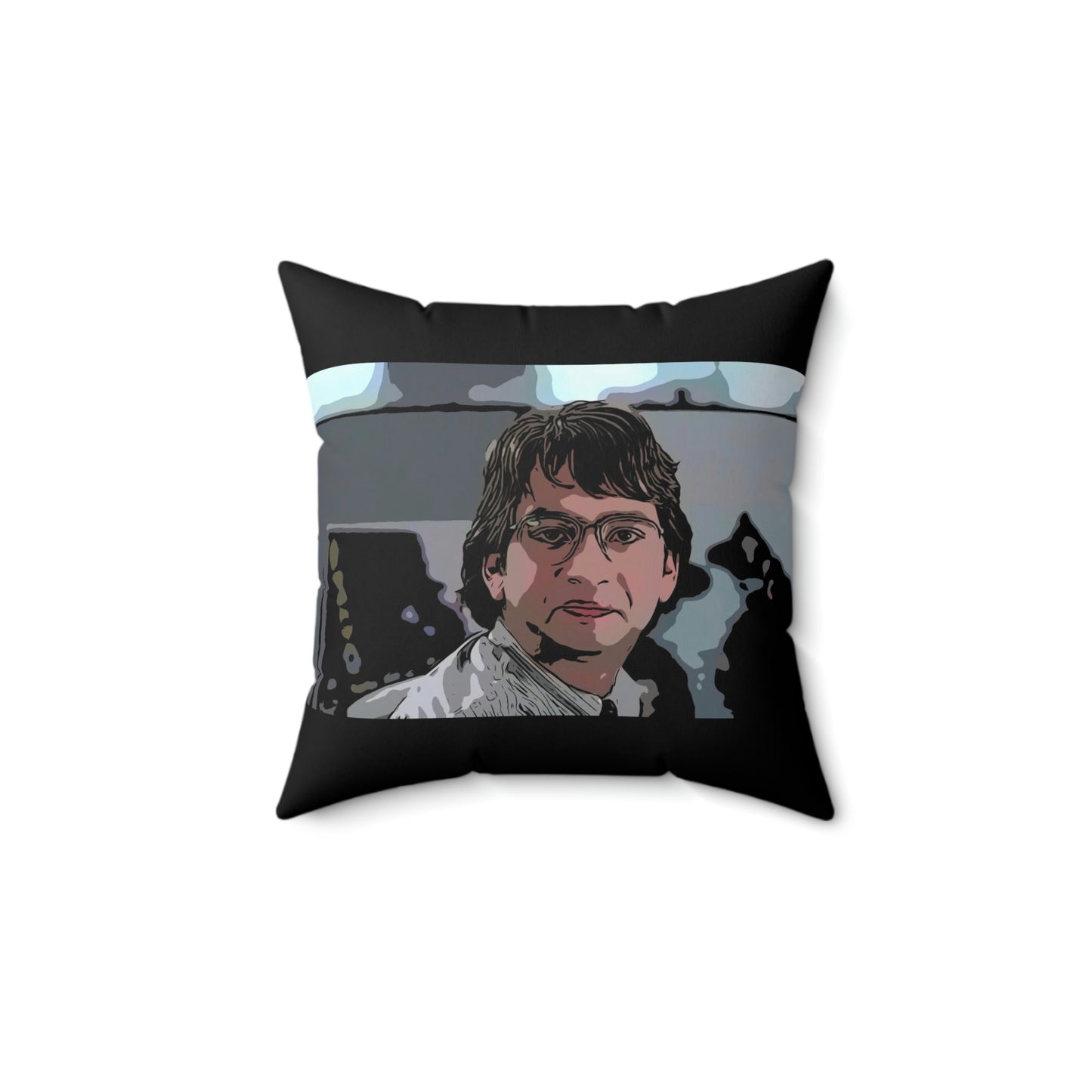 Spun Polyester Square Pillow ~Office Space ~ Michael Bolton ~