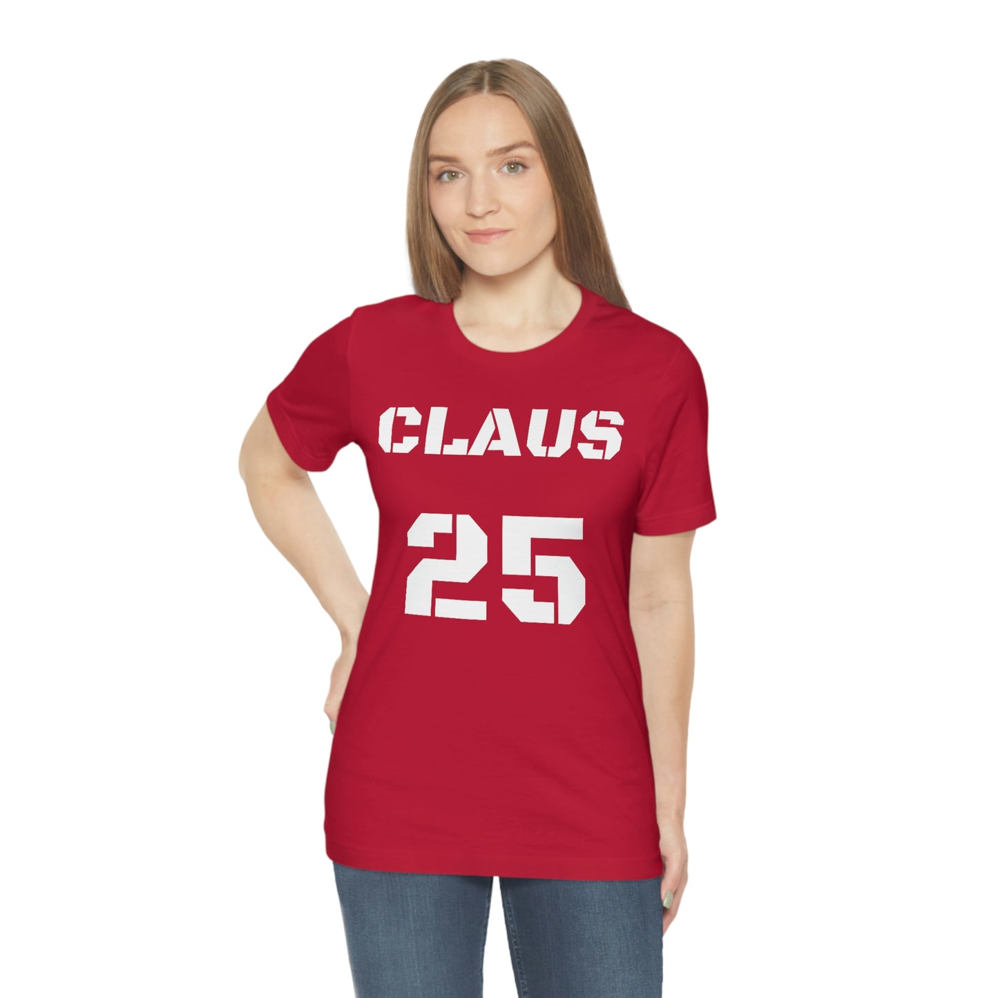 Unisex Jersey Short Sleeve Tee Christmas Santa Claus ~Claus 25~