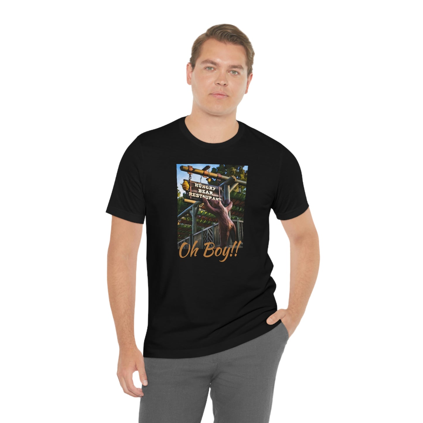 Unisex Jersey Short Sleeve Tee DISNEYLAND HUNGRY BEAR
