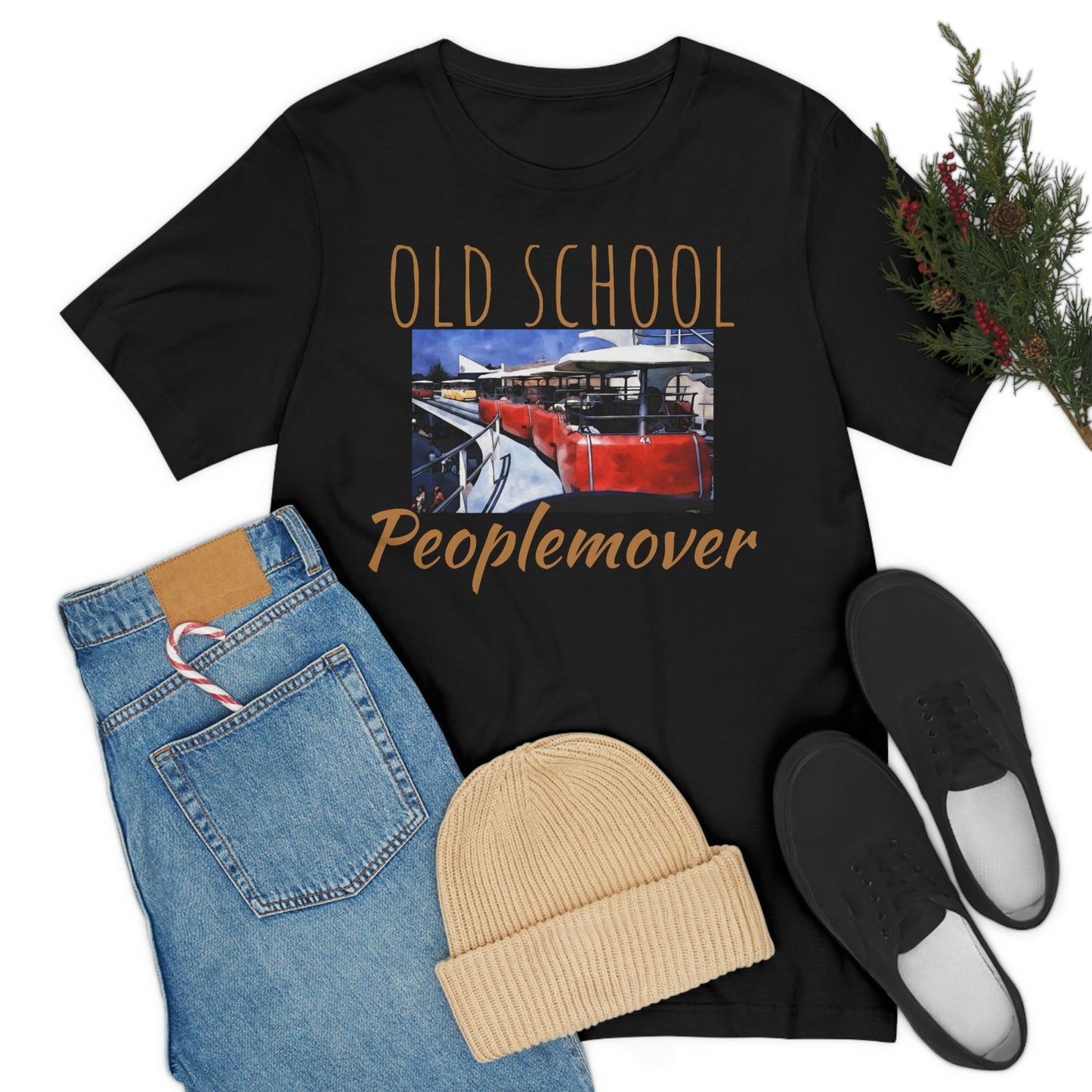 Unisex Jersey Short Sleeve Tee Disneyland people mover