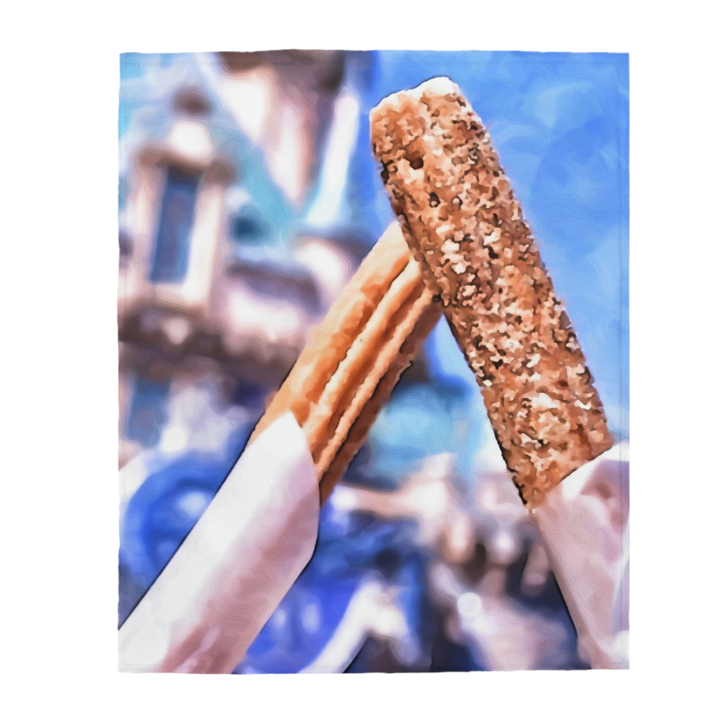 Velveteen Plush Blanket Disneyland ~ Churros