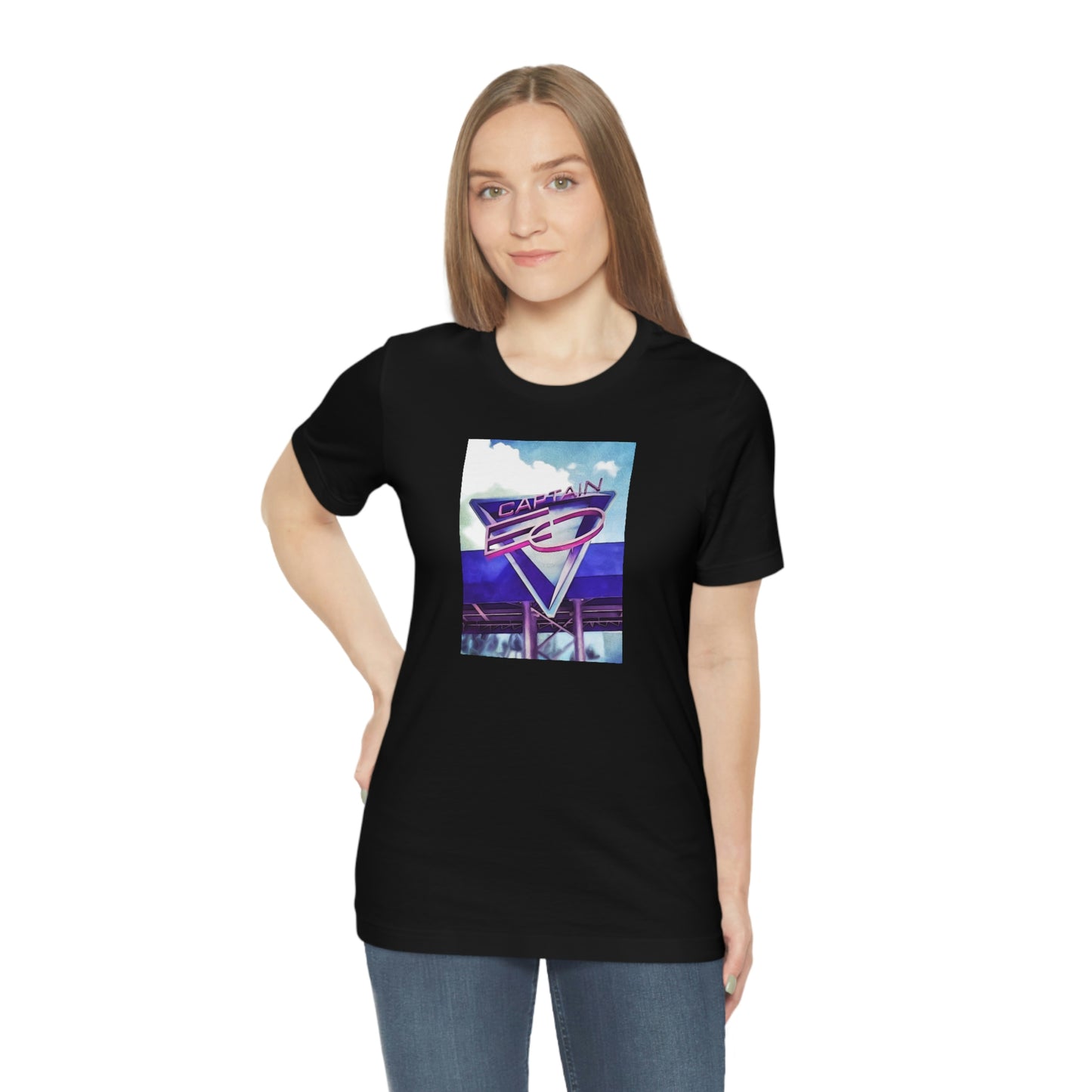 Unisex Jersey Short Sleeve Tee CAPTAIN EO