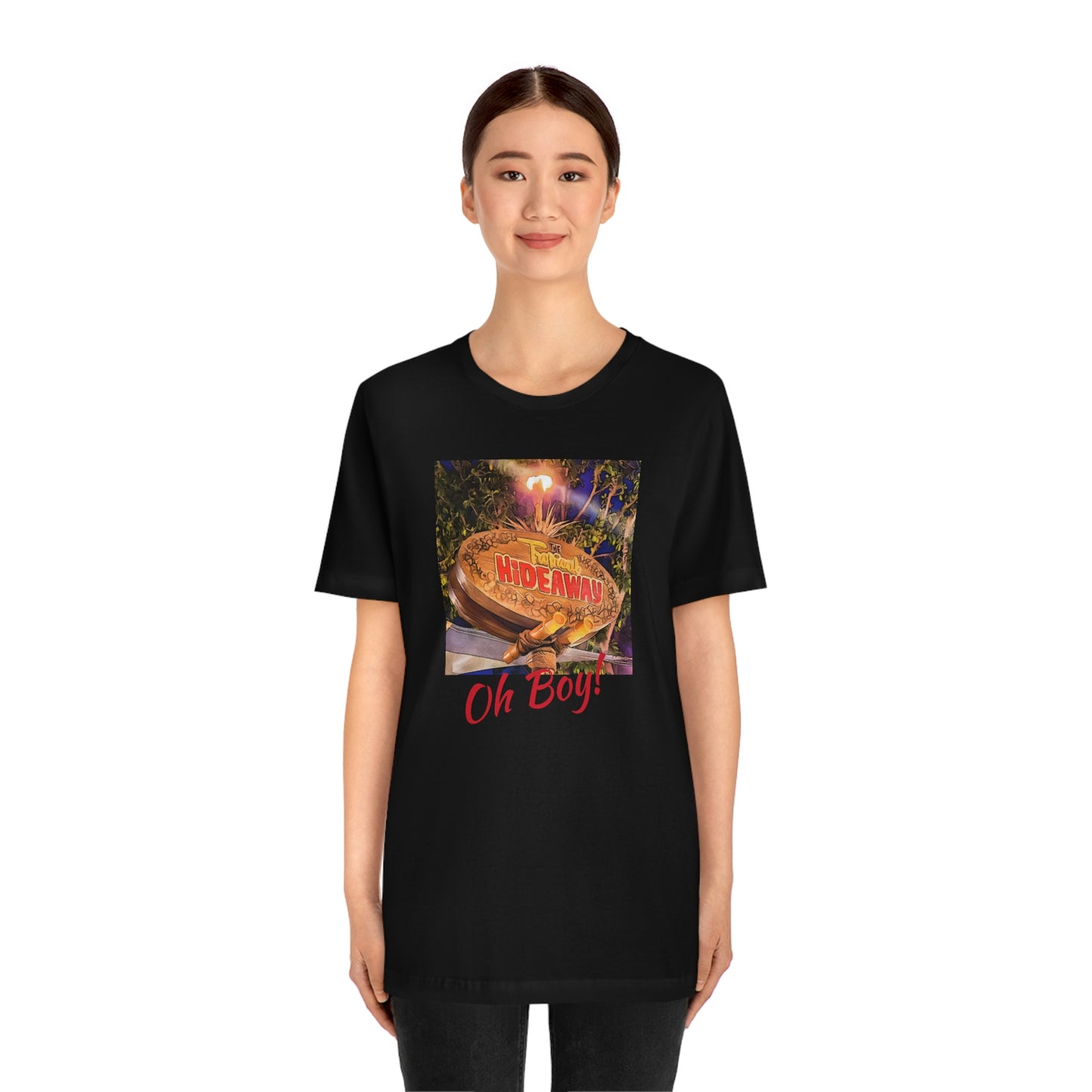 Unisex Jersey Short Sleeve Tee Disneyland TROPICAL HIDE AWAY Disneyland