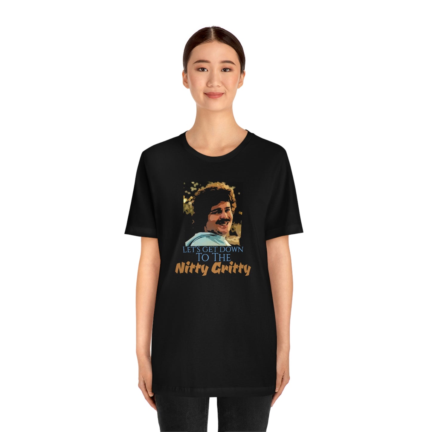 Unisex Jersey Short Sleeve Tee Nacho Libre "let's get down to the nitty gritty"