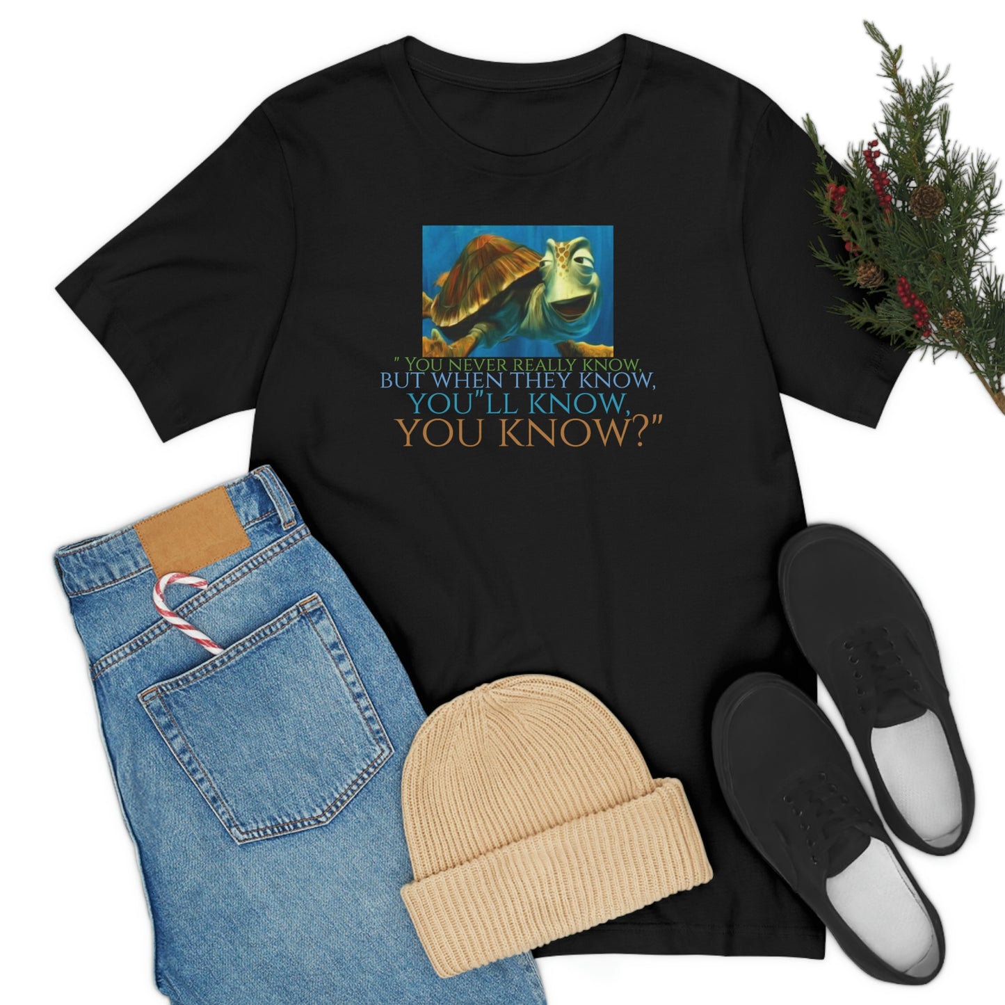 Unisex Jersey Short Sleeve Tee Nemo Crush "you never really know,