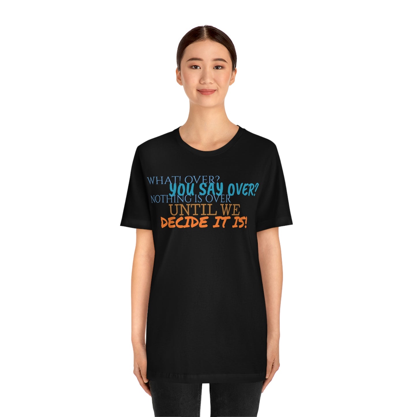 Unisex Jersey Short Sleeve Tee Animal house "What Over?"