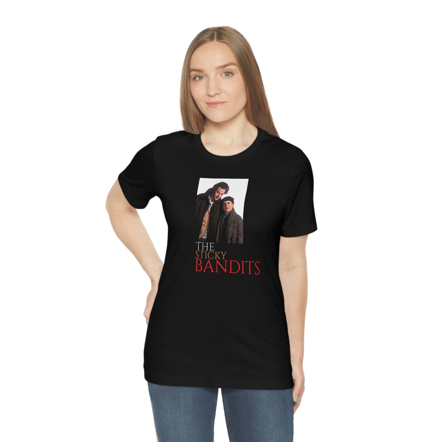 Unisex Jersey Short Sleeve Tee Home Alone 2- The Sticky Bandits