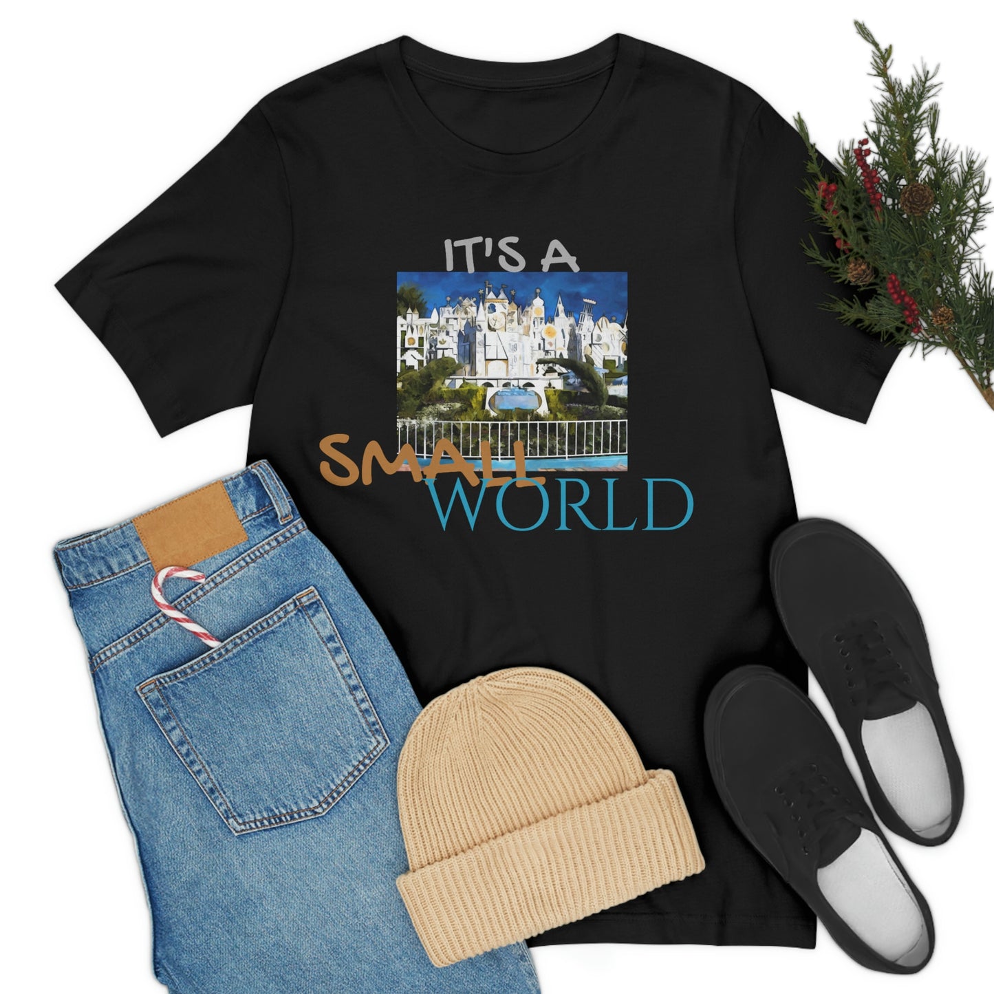 Unisex Jersey Short Sleeve Tee SMALL WORLD