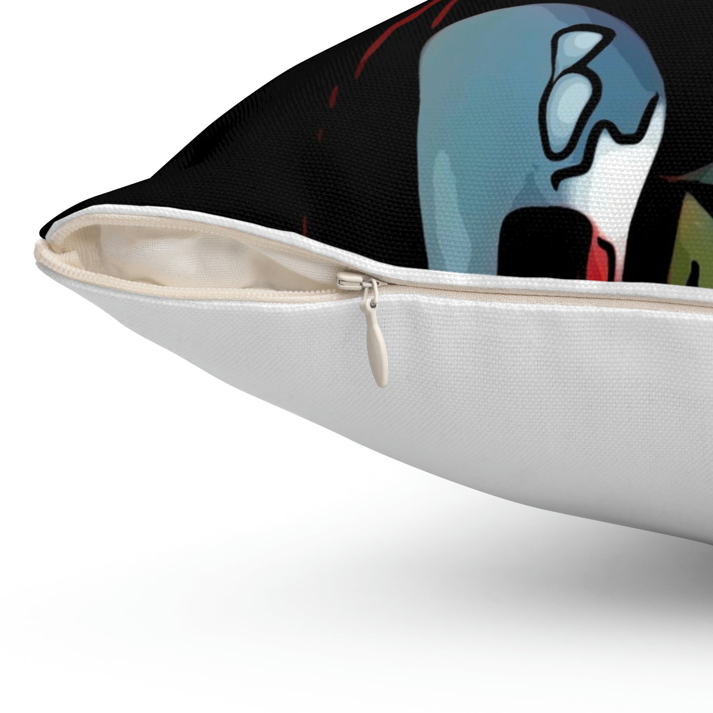 Spun Polyester Square Pillow ~Nacho Libre~ Nacho~