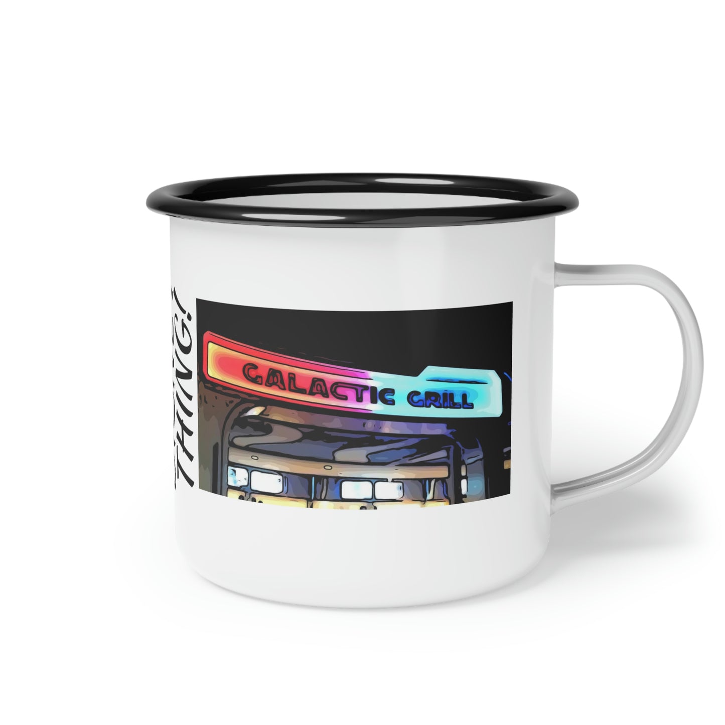 A Enamel Camp Cup Disneyland ~Galactic Gril~ It's A Disney Thing!