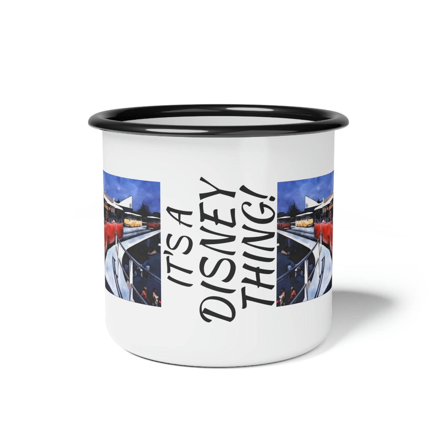 A Enamel Camp Cup Disneyland ~ People Mover ~ It's A Disney Thing!