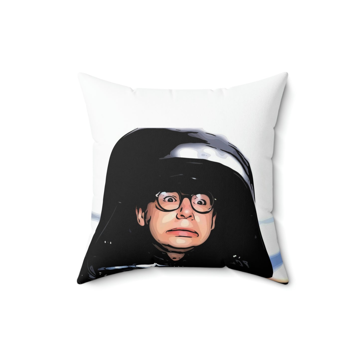Spun Polyester Square Pillow ~Spaceballs~ Dark Helmet~