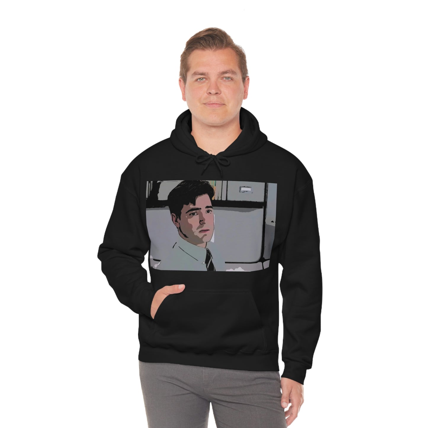 Unisex Heavy Blend™ Hooded Sweatshirt Office space ~ Peter