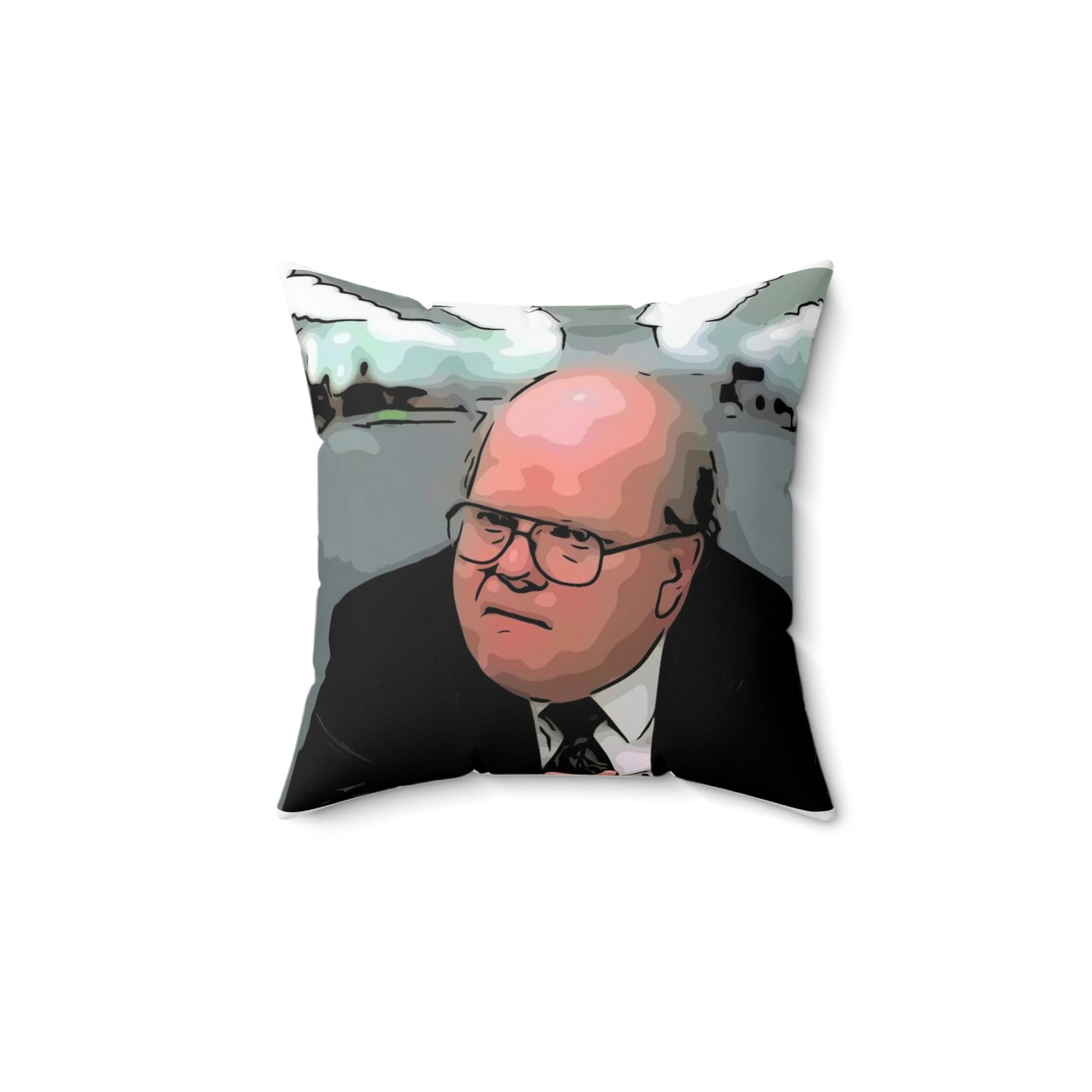 Spun Polyester Square Pillow ~Office Space ~ The Bobs ~