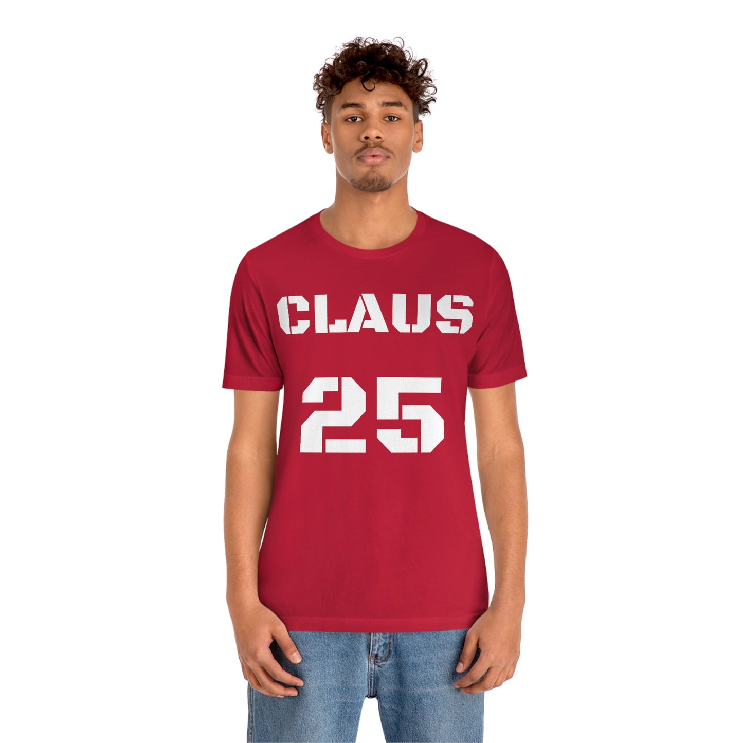Unisex Jersey Short Sleeve Tee Christmas Santa Claus ~Claus 25~