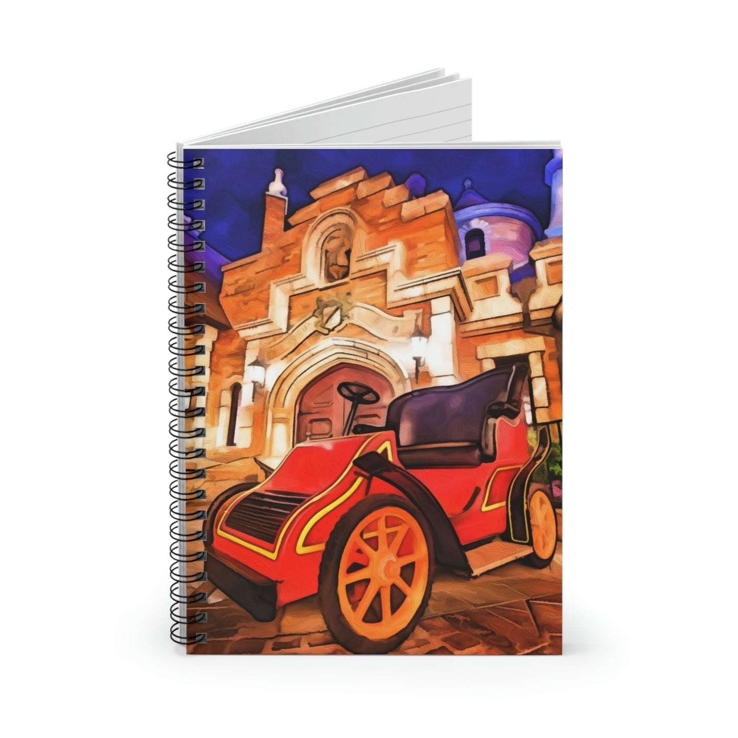 Spiral Notebook - Disneyland Mr. Toad Wild Ride