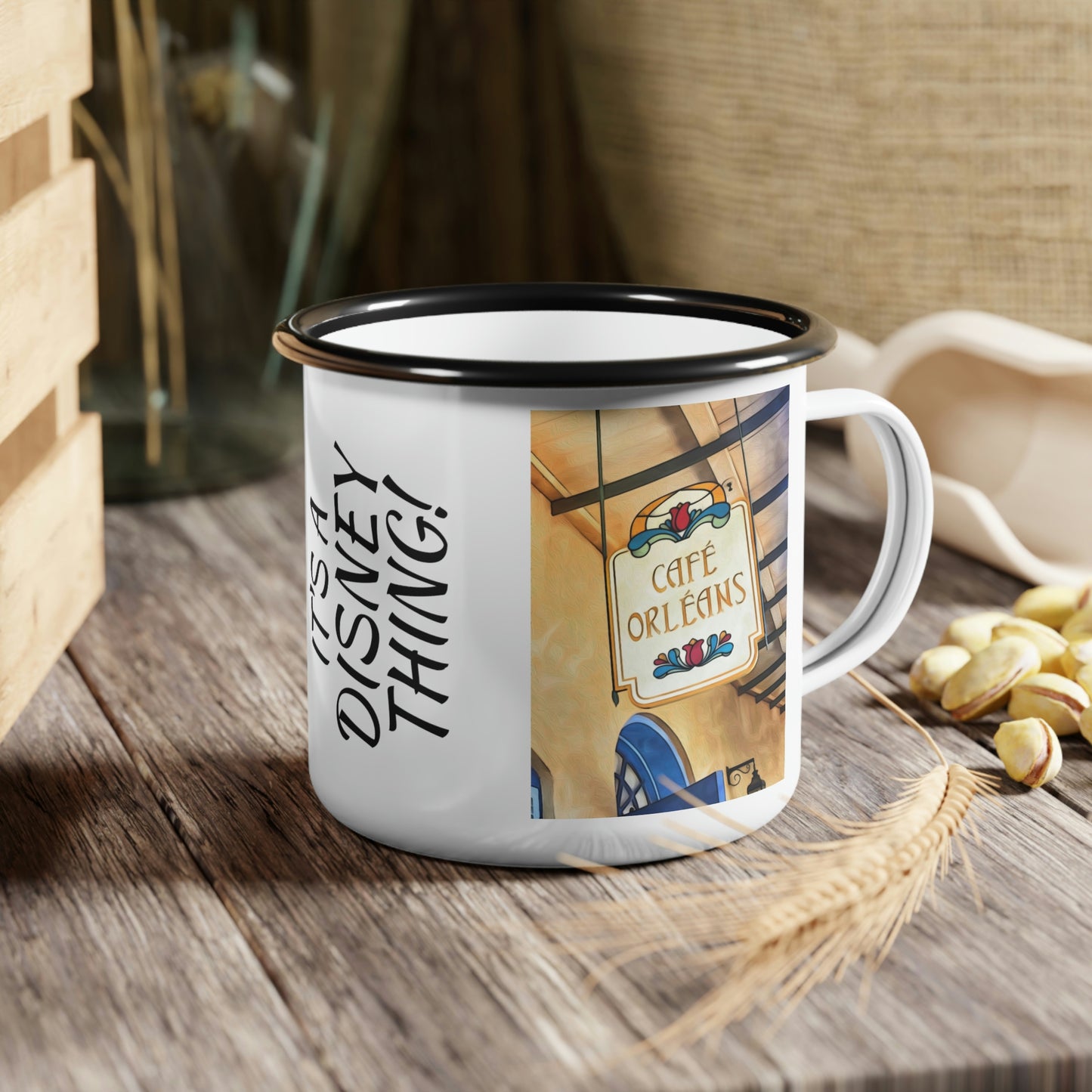 A Enamel Camp Cup Disneyland ~Cafe Orleans~ It's A Disney Thing!
