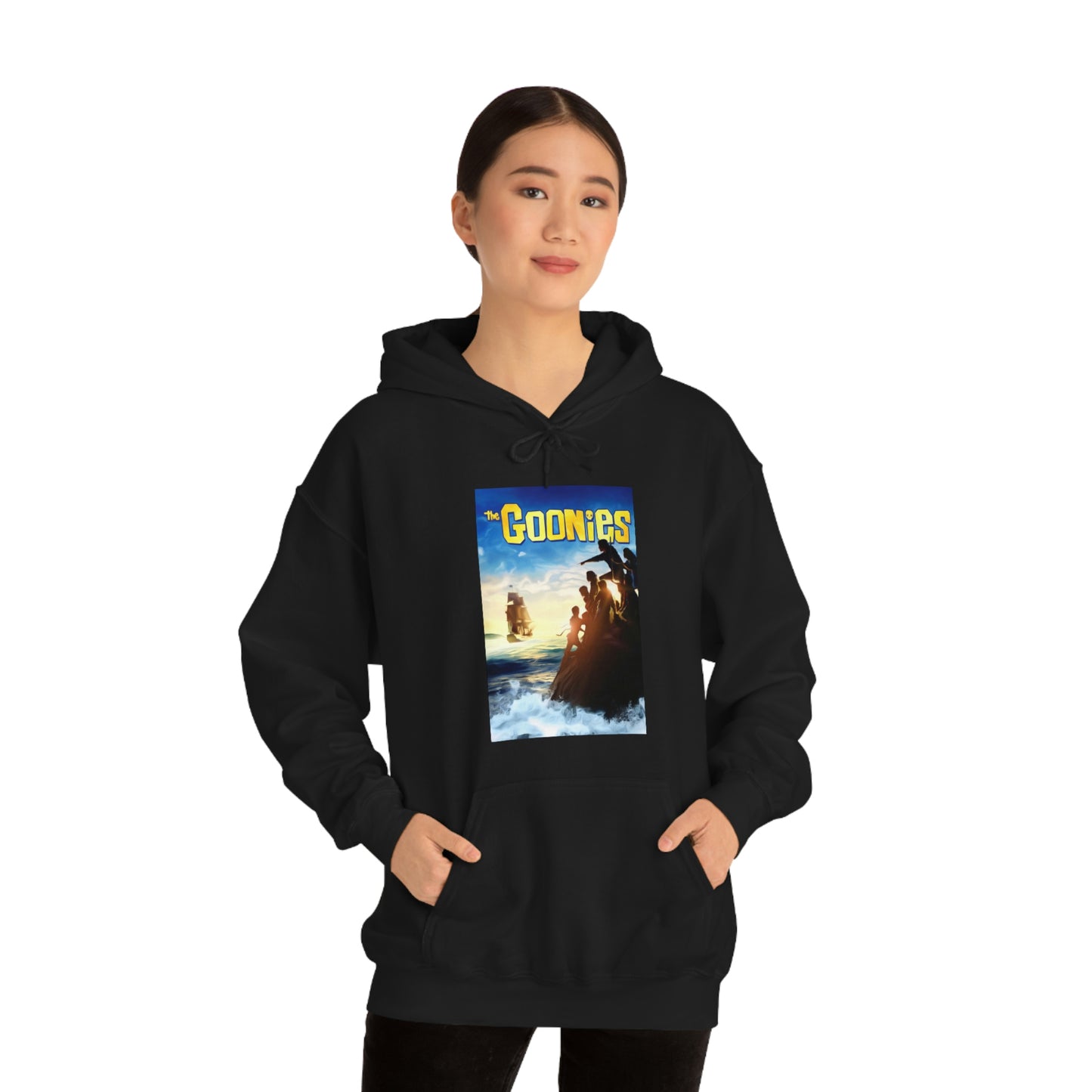 Unisex Heavy Blend™ Hooded Sweatshirt The Goonies Movie Poster
