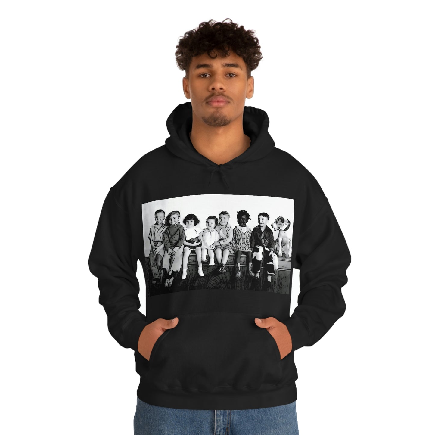 Unisex Heavy Blend™ Hooded Sweatshirt Little Rascals