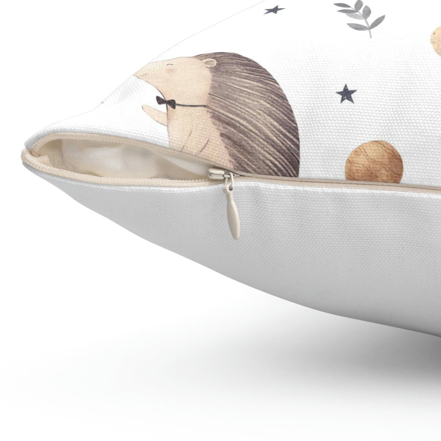 Spun Polyester Square Pillow Watercolor background with reaching for stars