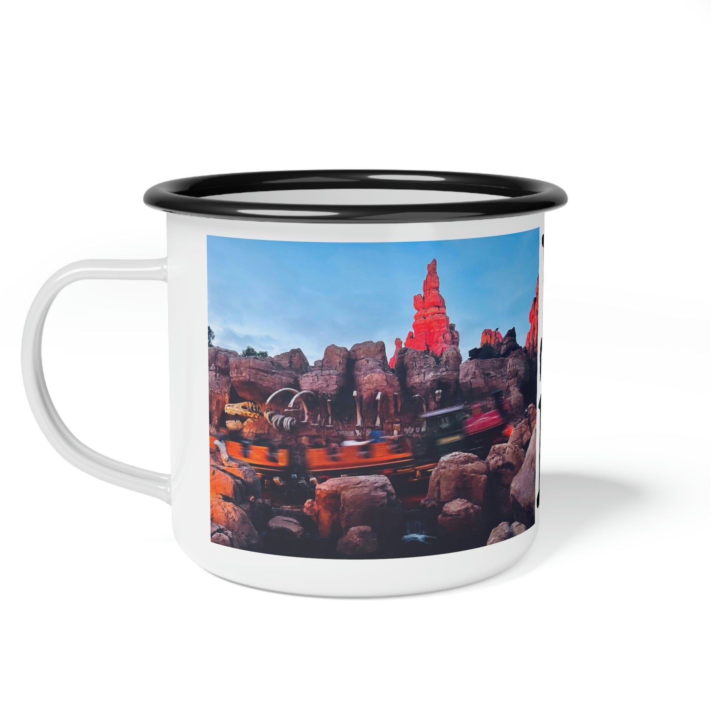 Enamel Camp Cup Disneyland ~Big Thunder Mountain Railroad~ BTM