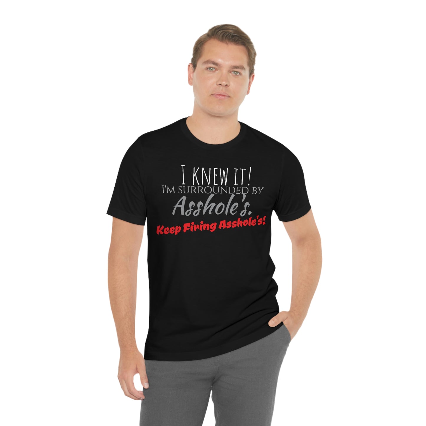 Unisex Jersey Short Sleeve Tee Keep firing