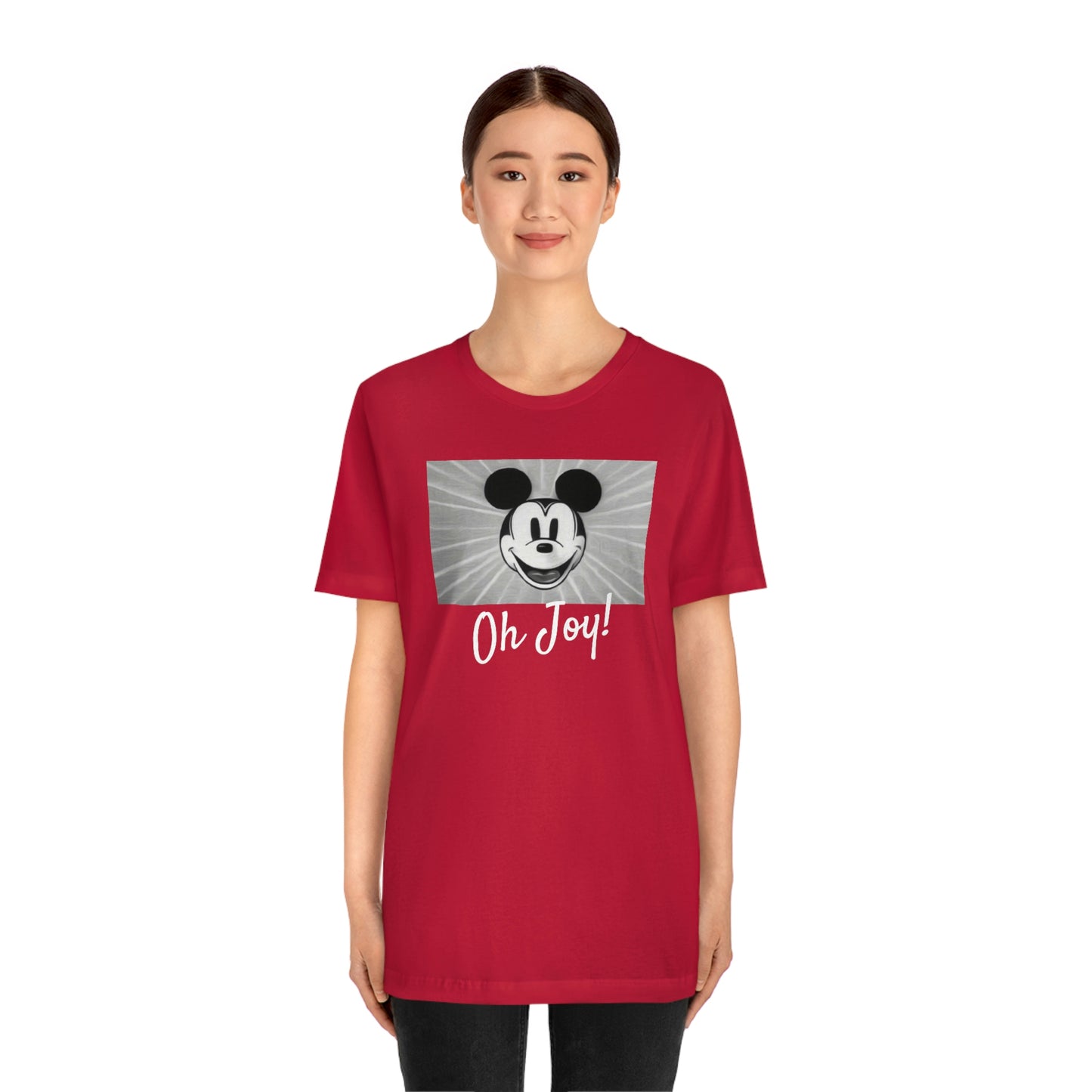 Unisex Jersey Short Sleeve Tee Disney Mickey Christmas - oh joy!