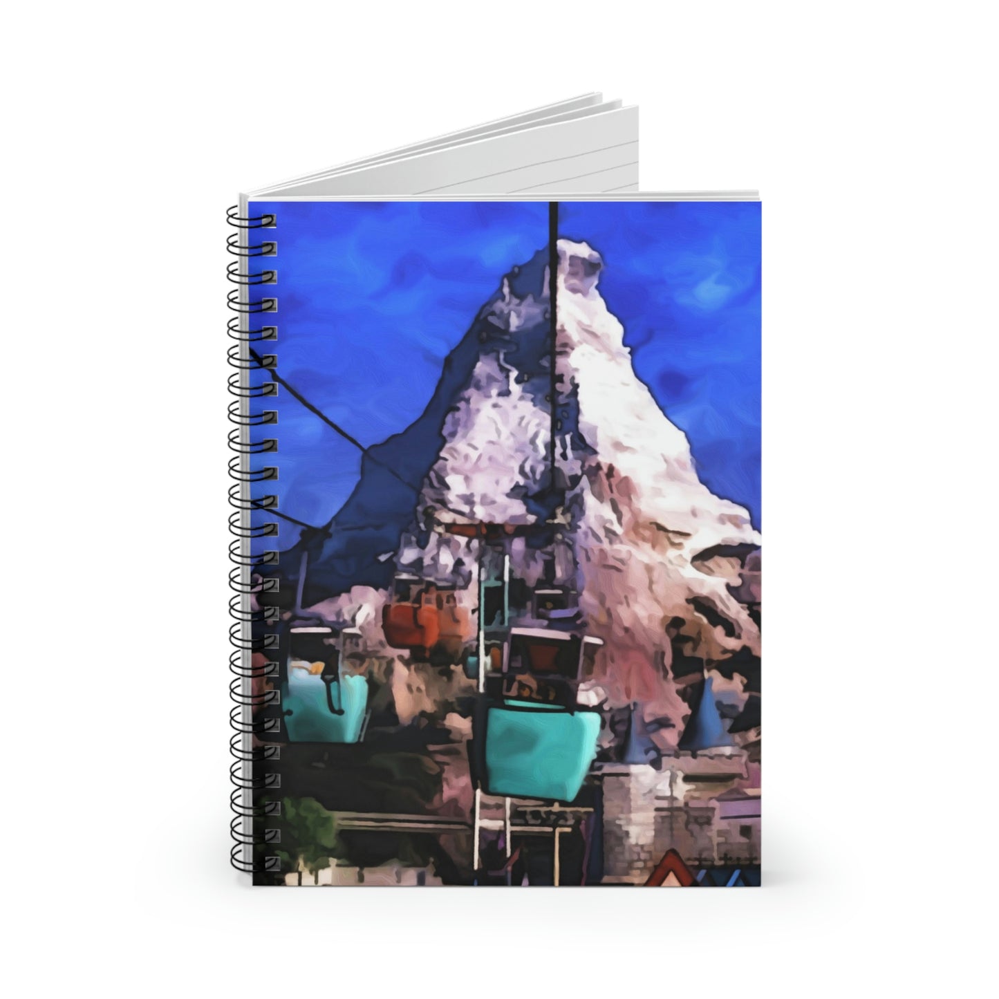 Spiral Notebook - Disneyland Sky Buckets Retro