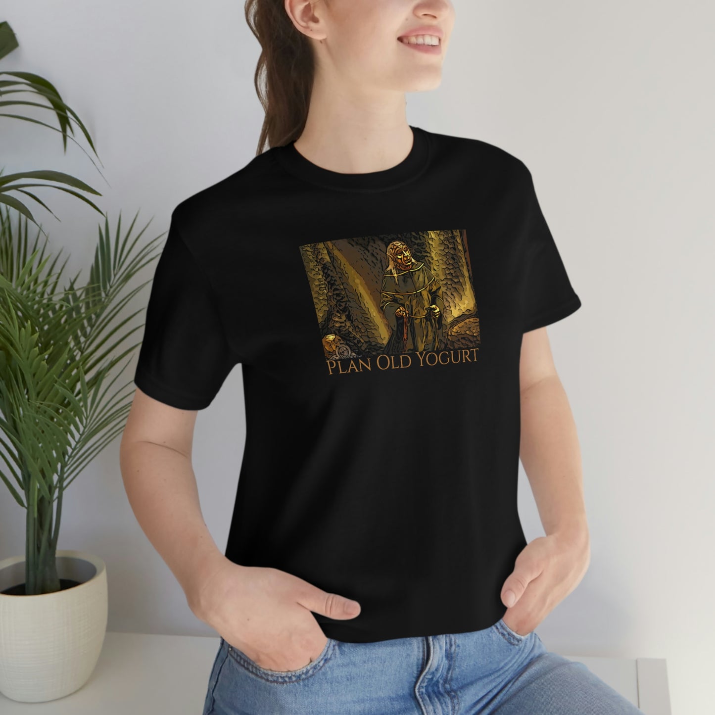 Unisex Jersey Short Sleeve Tee Spaceballs ~ Plan Old Yogurt ~