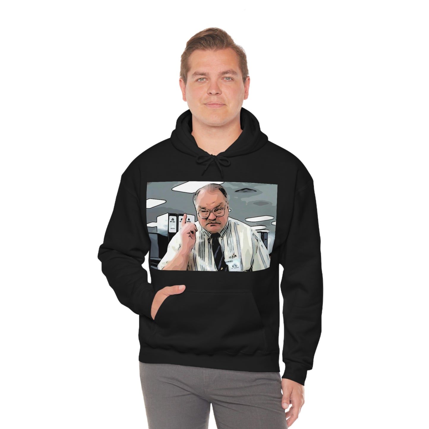 unisex heavy blend hooded sweatshirt Office Space ~ Tom