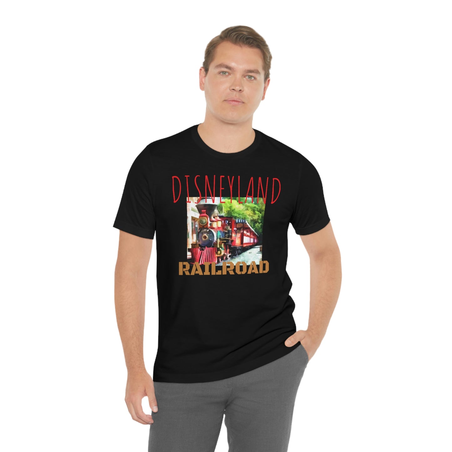 Unisex Jersey Short Sleeve Tee DISNEYLAND RAILROAD