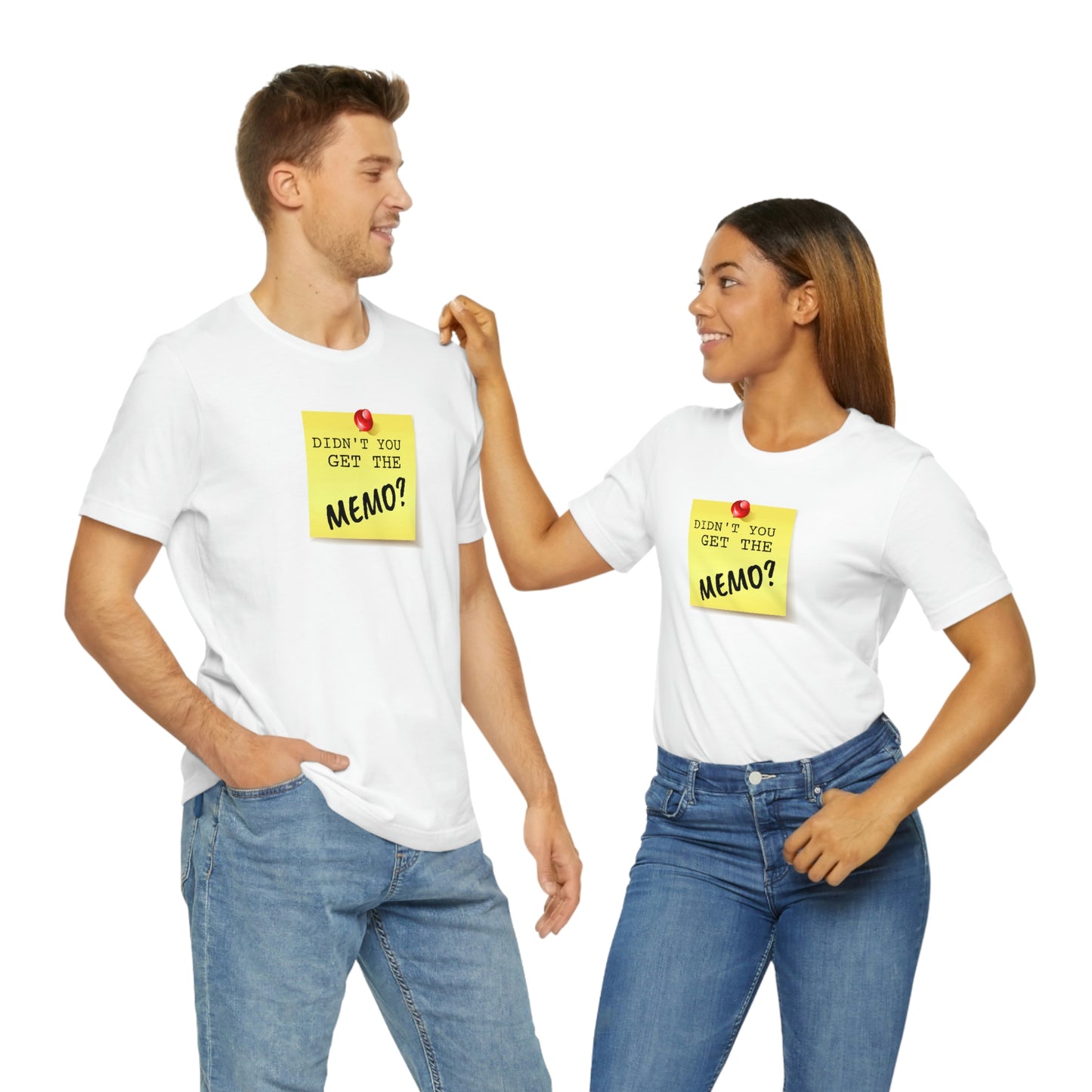 Unisex Jersey Short Sleeve Tee Office Space ~ Didn't you get the Memo?