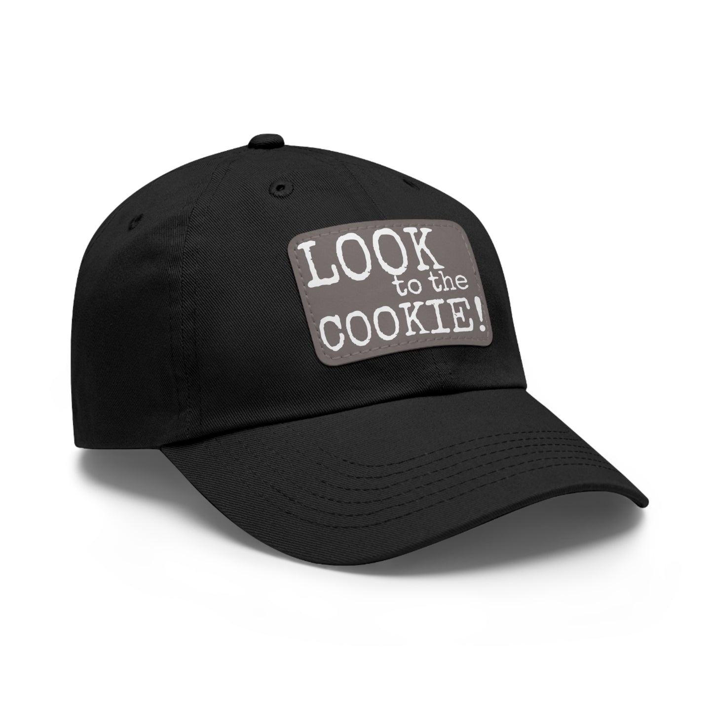 Dad Hat with Leather Patch (Rectangle) Seinfeld Tv Show Look to the Cookie!