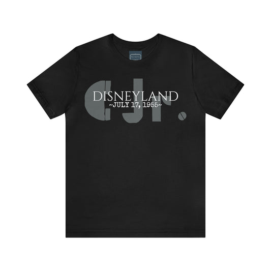 Unisex Jersey Short Sleeve Tee Disneyland Casey Junior Train opening day 1955