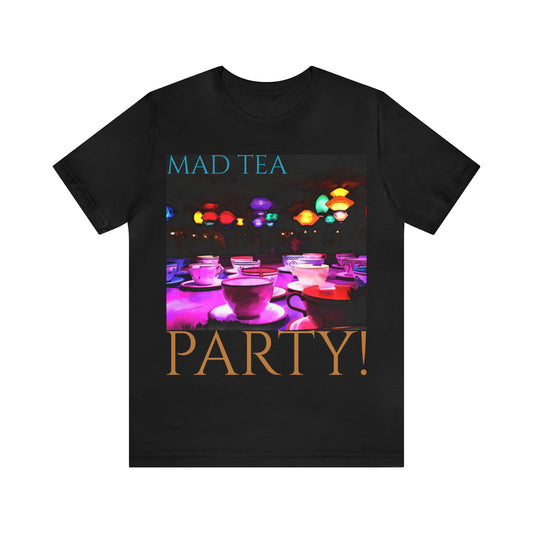 Unisex Jersey Short Sleeve Tee Painting of It's A Disney Thing! Mad TEA CUPS