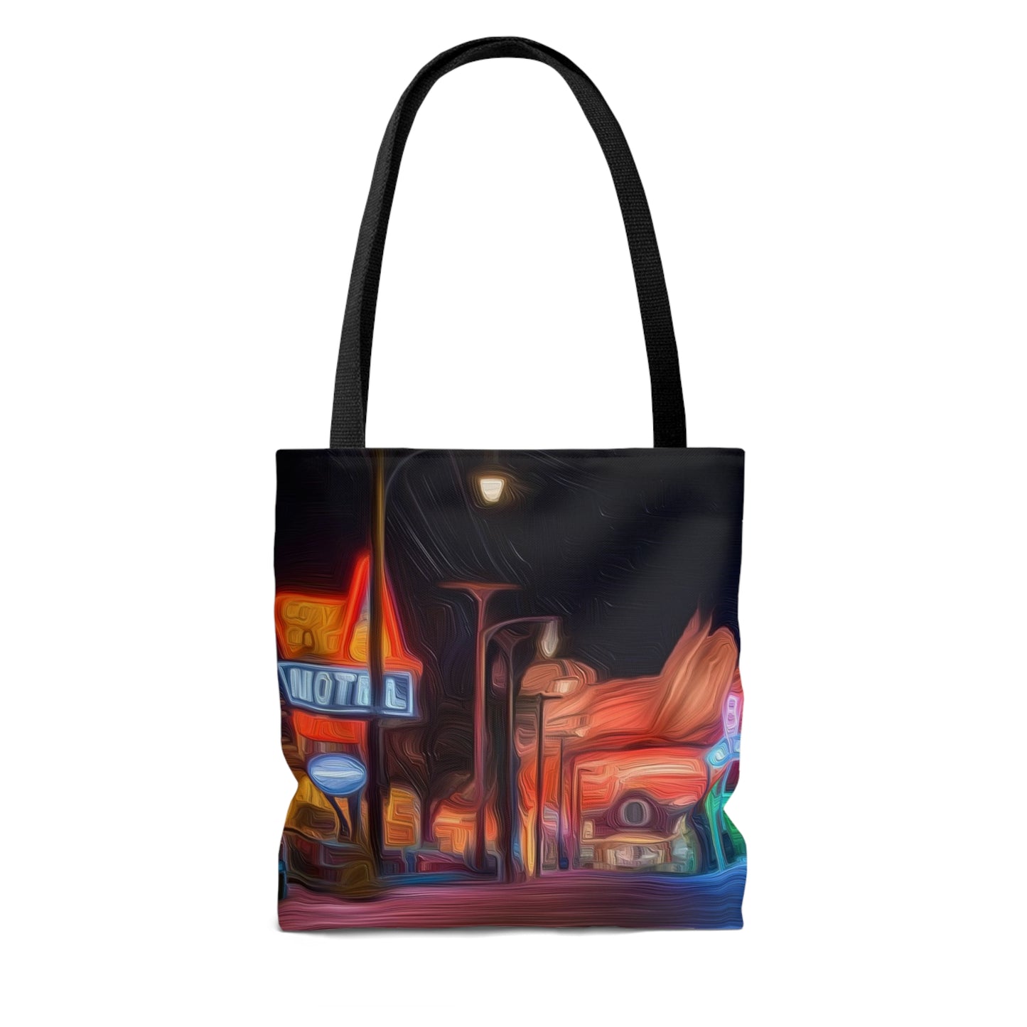 AOP Tote Bag Painting of Disneyland Resort DCA Radiator Springs Land