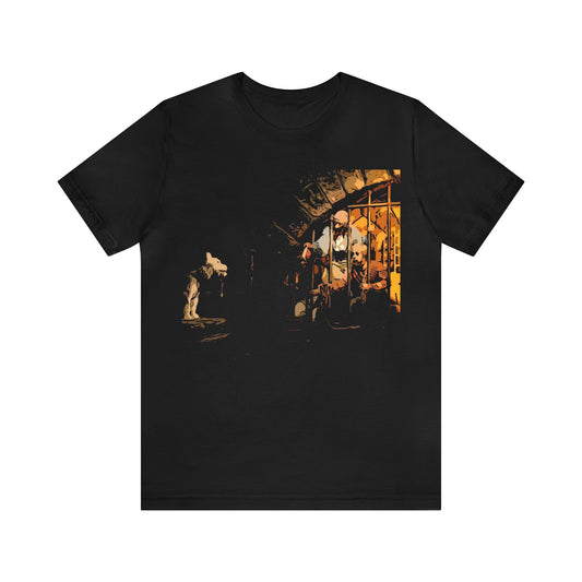 Unisex Jersey Short Sleeve Tee Painting of Disneyland PIRATES OF THE CARIBBEAN