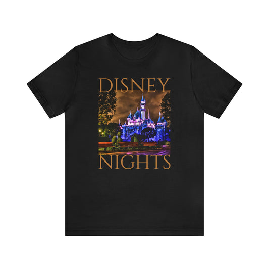 Unisex Jersey Short Sleeve Tee Painting of Disneyland SLEEPING BEAUTY CASTLE