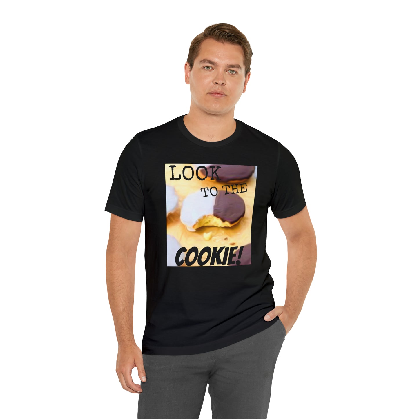 Unisex Jersey Short Sleeve Tee SEINFELD tv show "LOOK TO THE COOKIE!"