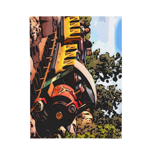 Velveteen Plush Blanket Disneyland ~ Big Thunder Mountain Railroad